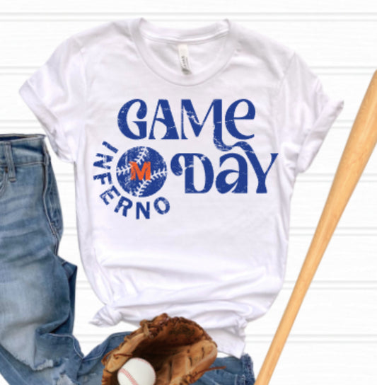 MTOWN  Inferno Game Day Softstyle Tee