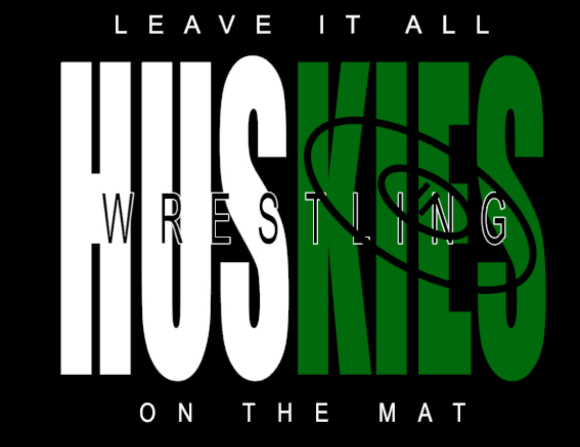 HUSKIES WRESTLING Leave It All On The Mat Performance Tee