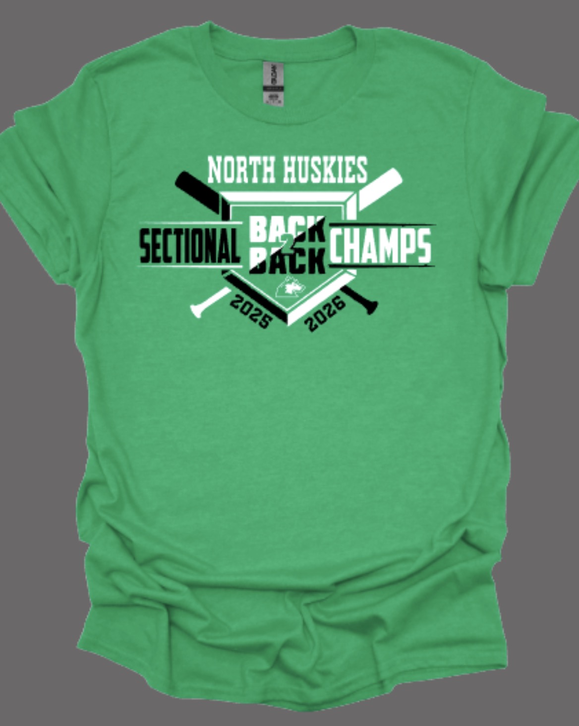 HUSKIES BASEBALL 2026 Sectional Champs Softstyle Tee