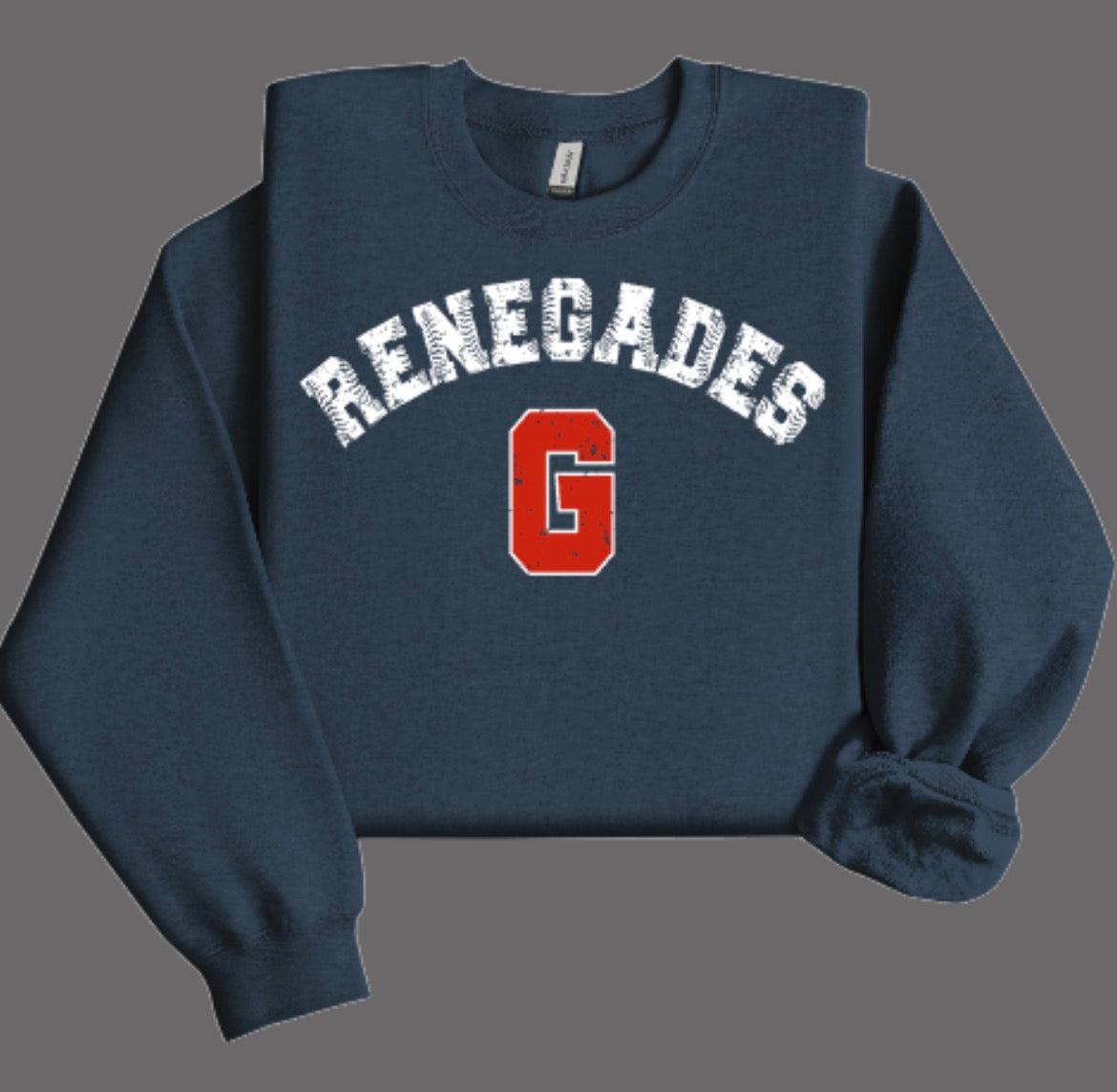Golfmoor Renegades Base Hit Crewneck Sweatshirt