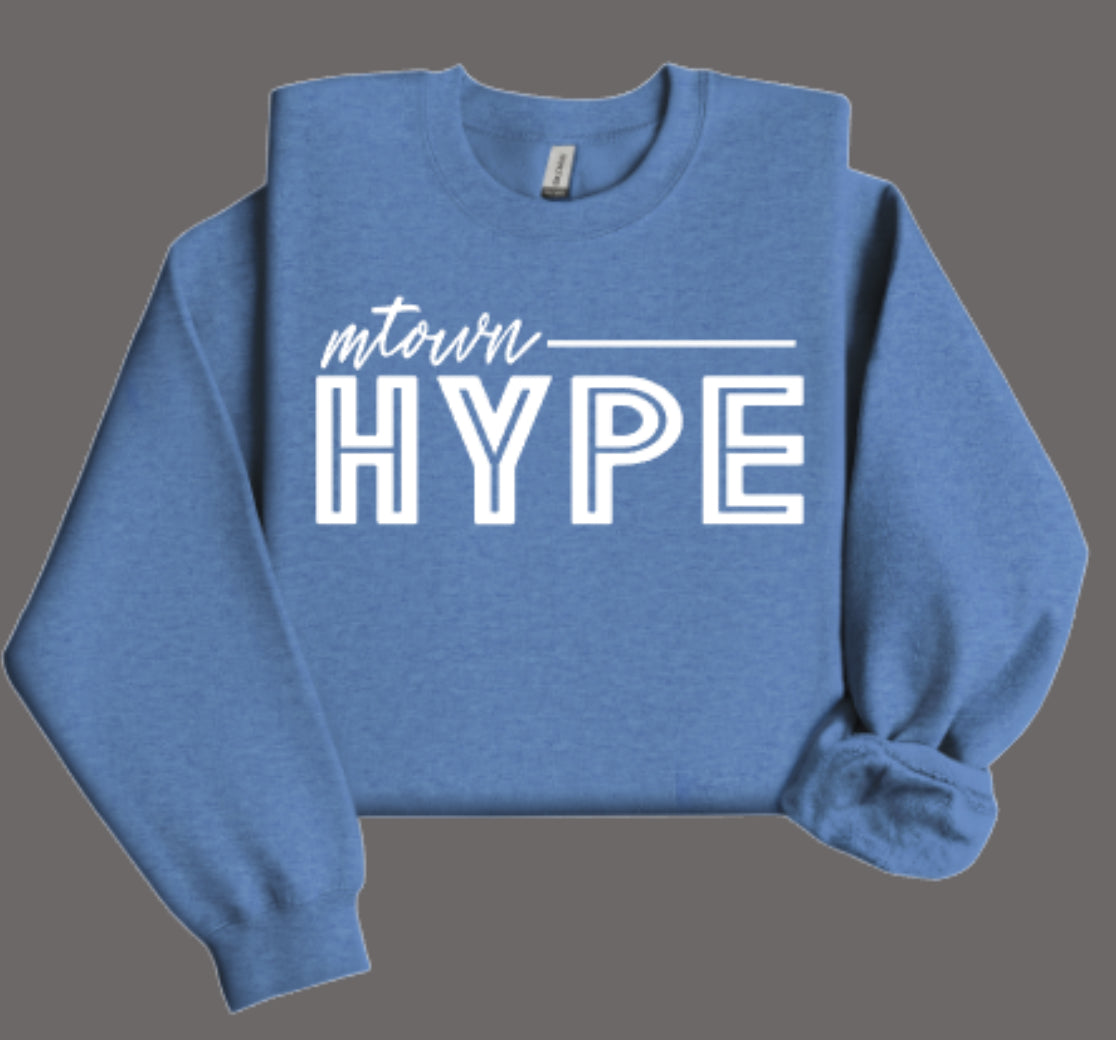 MTOWN Hype Straightaway Crewneck Sweatshirt