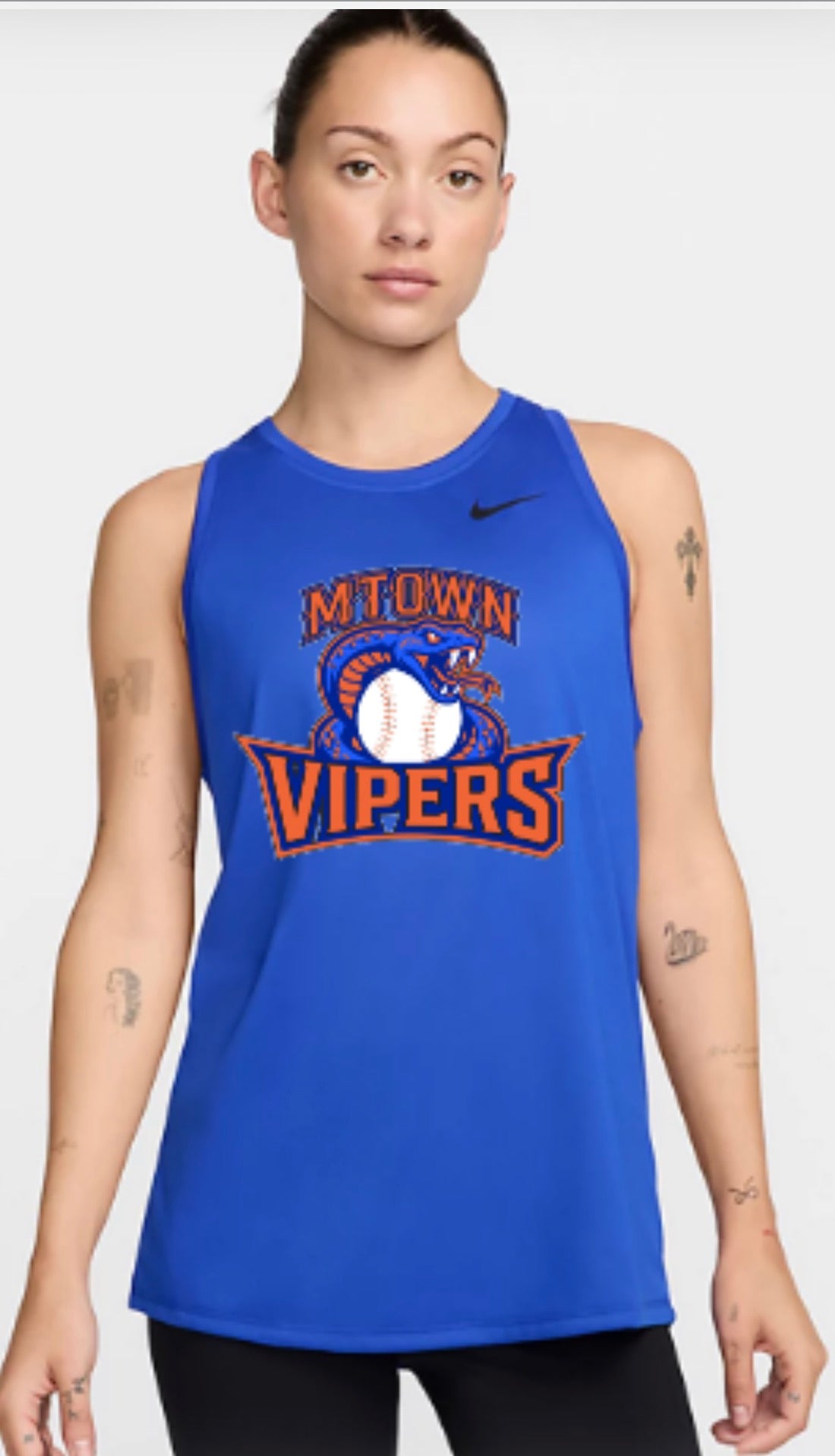 MTOWN Vipers Logo Nike Women's Dri-FIT Tank Top