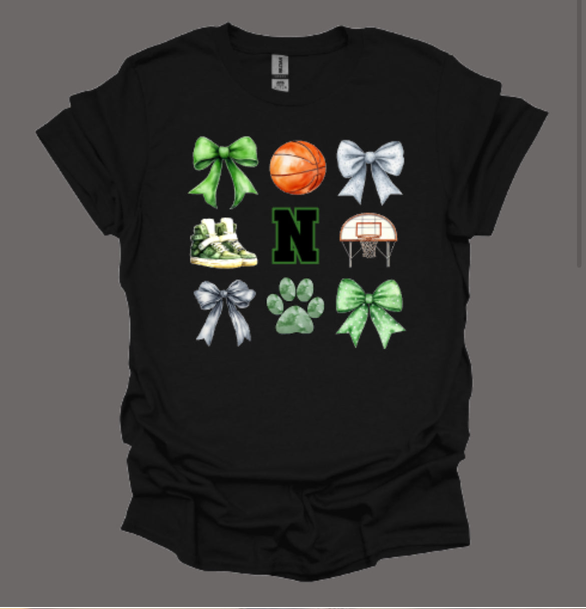 Huskies Basketball Coquette Softstyle Tee