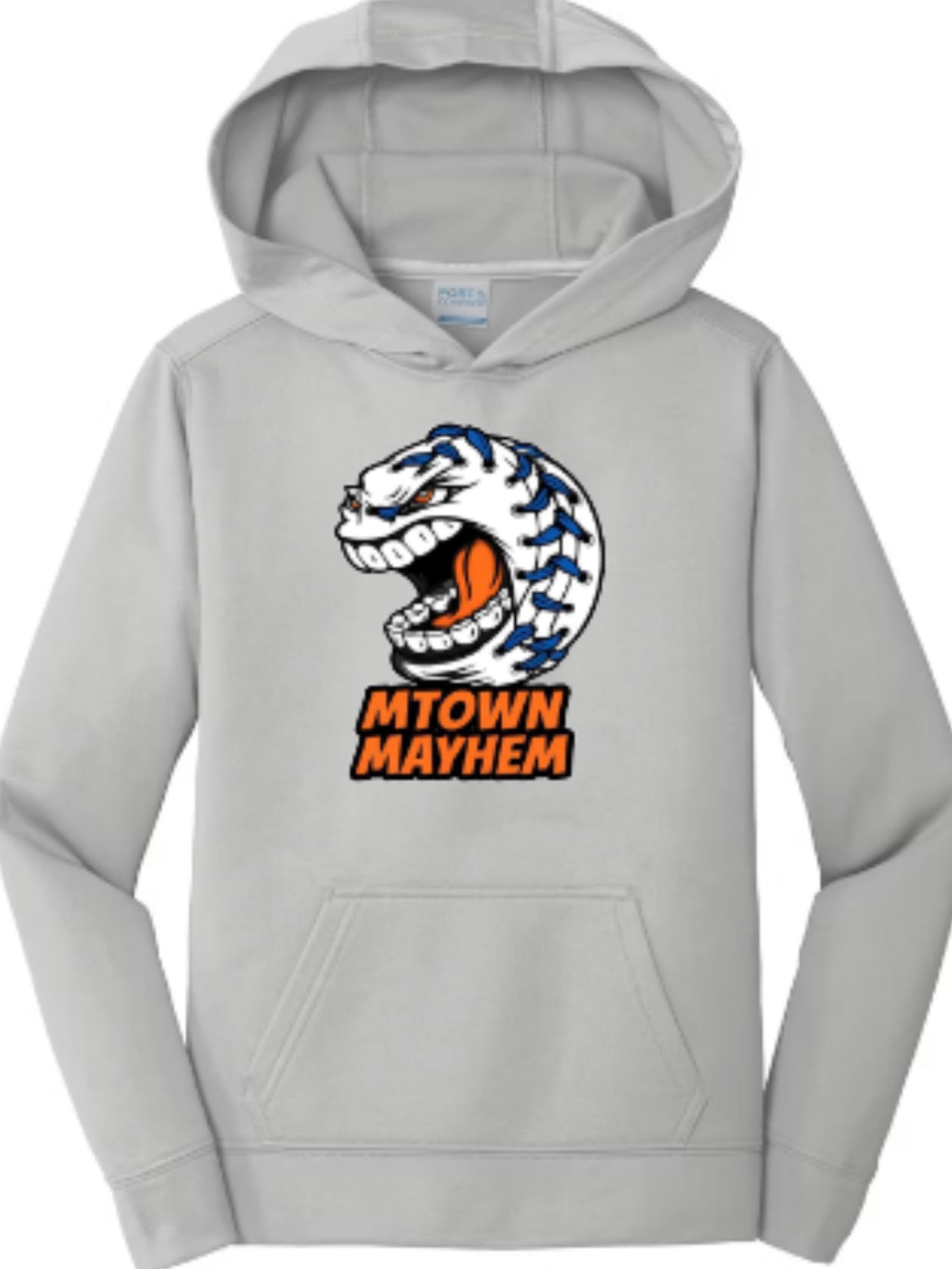 MTOWN Mayhem Logo Unisex Performance Fleece Pullover Hooded Sweatshirt