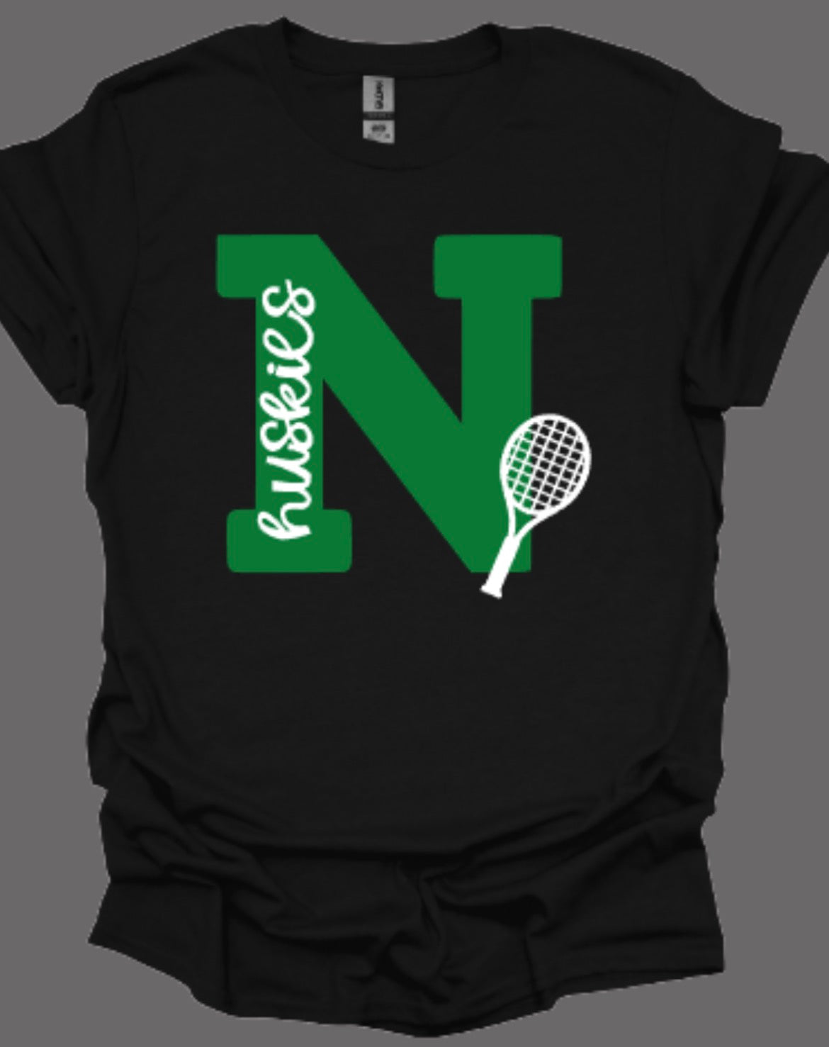 Huskies Tennis Forehand Softstyle Tee