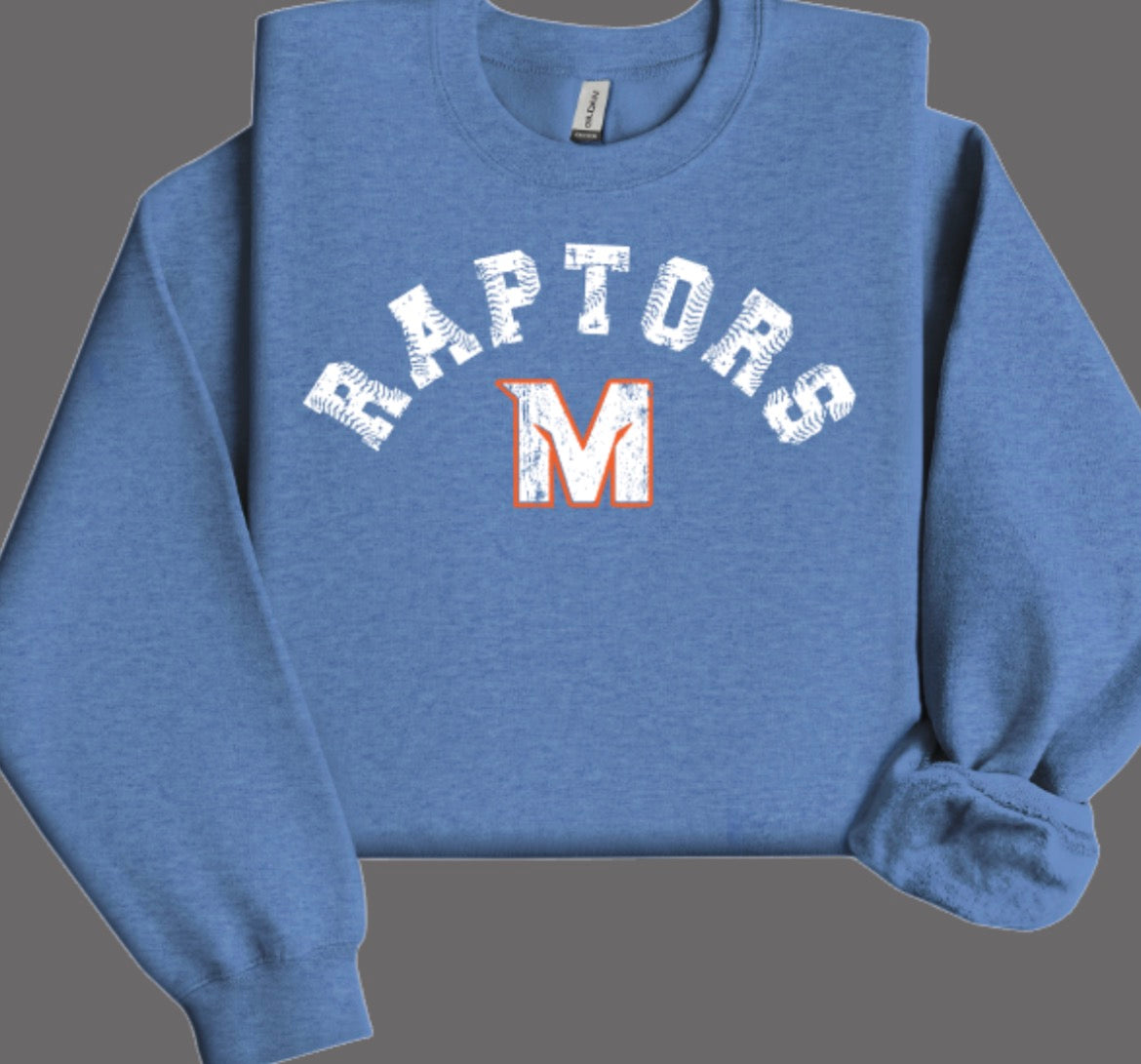MTOWN Raptors Base Hit Crewneck Sweatshirt