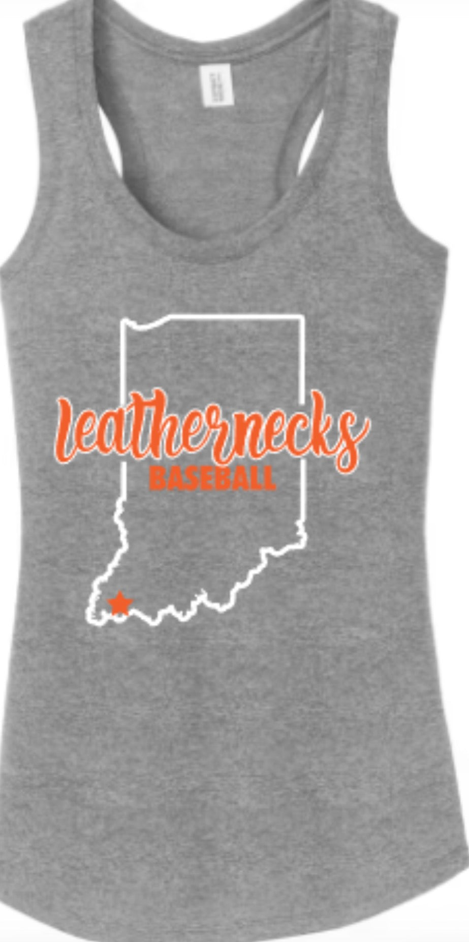 Leathernecks Indiana Women's Perfect Tri Racerback Tank