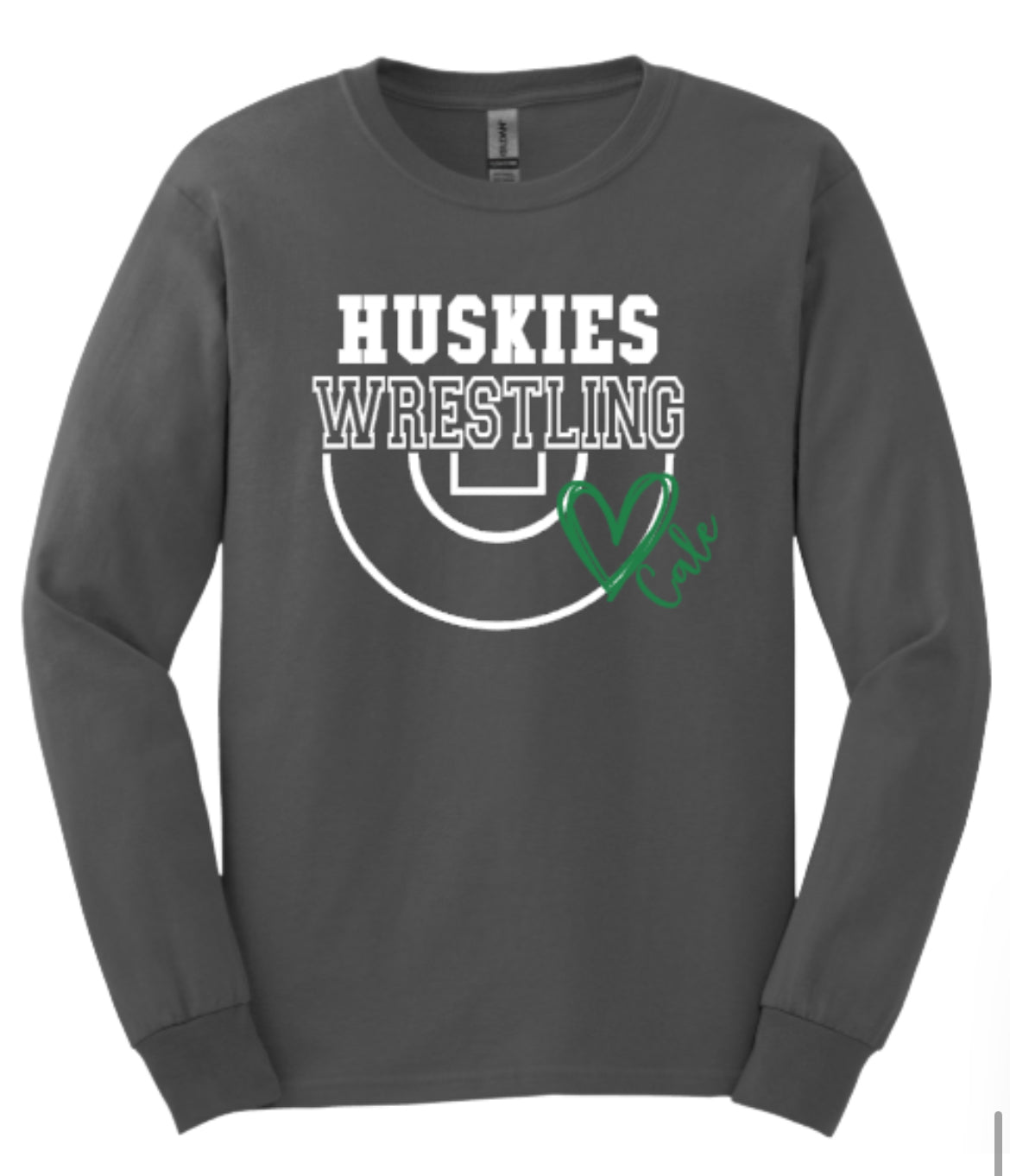 HUSKIES WRESTLING 💚  Long-Sleeve T-Shirt