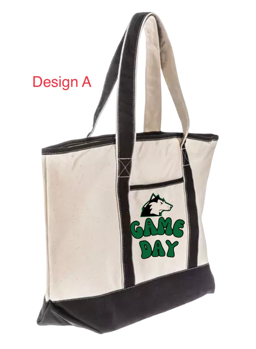 GAME DAY Canvas Tote