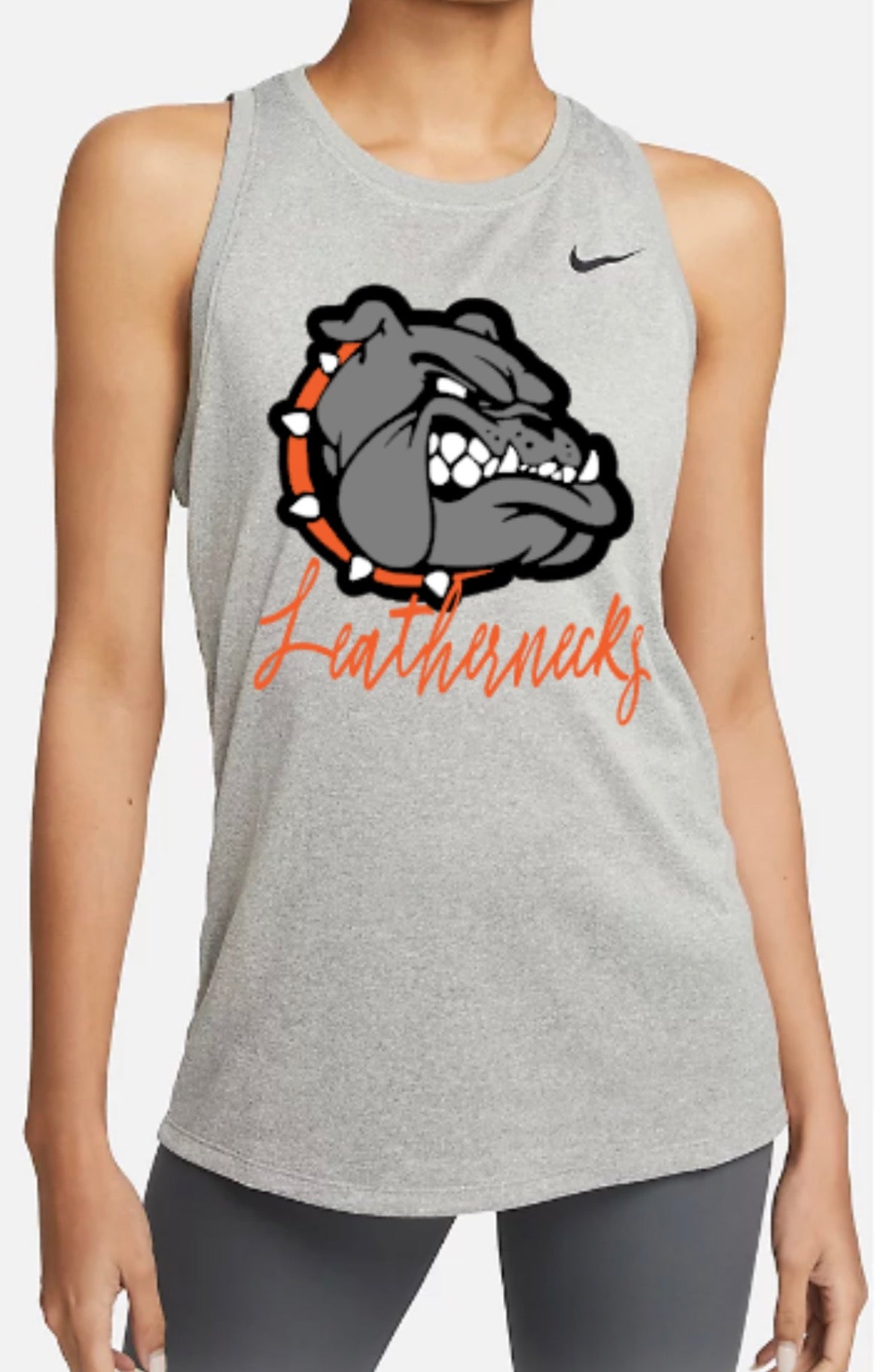Leathernecks Logo Nike Women's Dri-FIT Tank Top