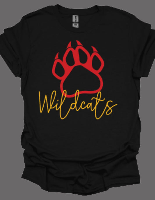 Wildcats Paw Softstyle Tee