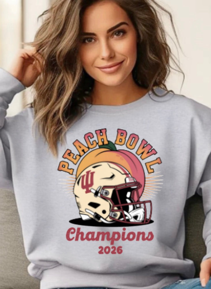 Indiana Peach Bowl Champions Crewneck Sweatshirt