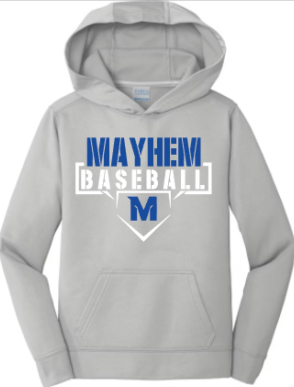 Mayhem Baseball Unisex Performance Fleece Pullover Hooded Sweatshirt