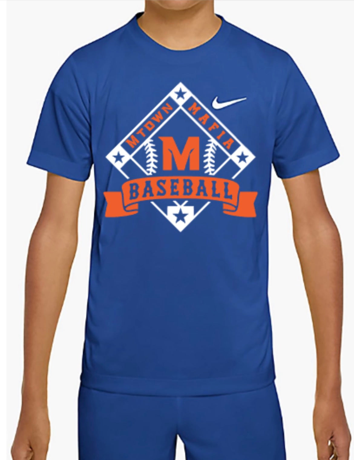 MTOWN Mafia Baseball Diamond Nike Boys' Legend Dri-FIT T-Shirt