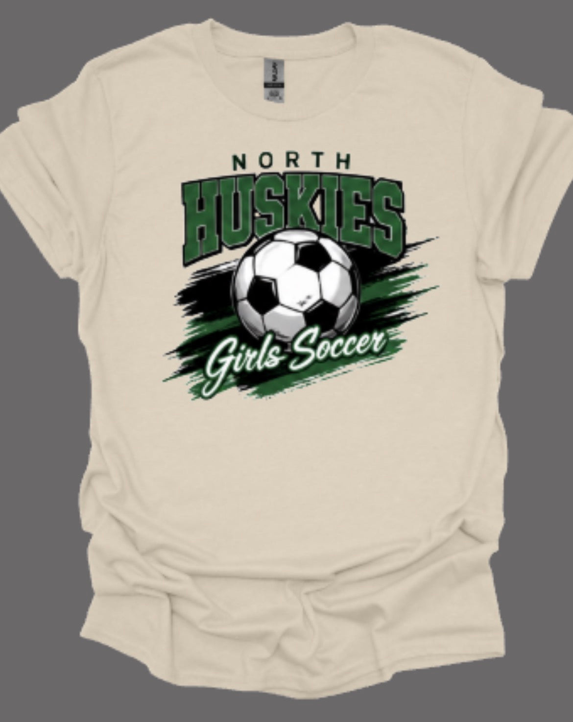 Huskies Girls Soccer Offside Softstyle Tee