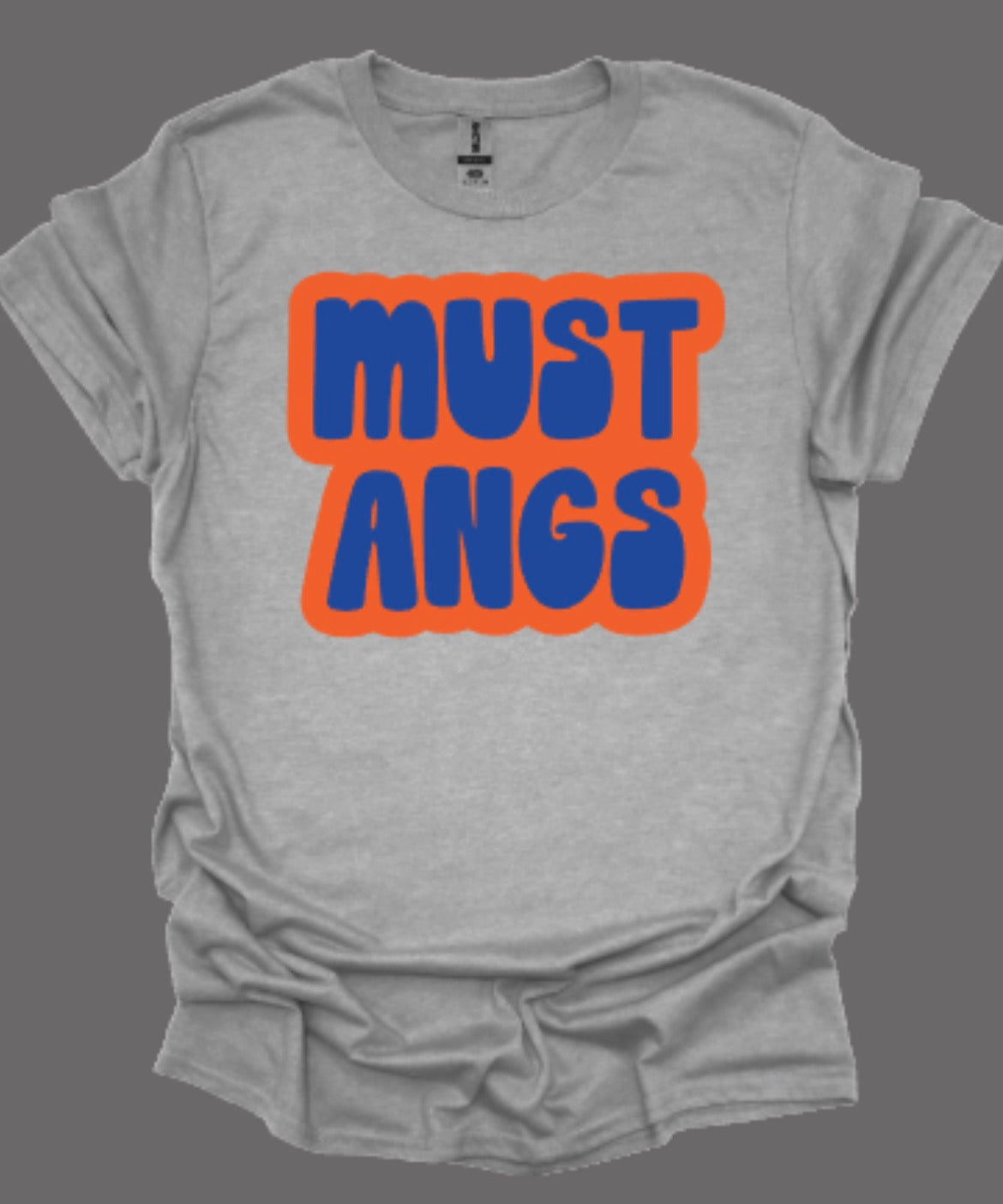 Mustangs Groovy Softstyle Tee