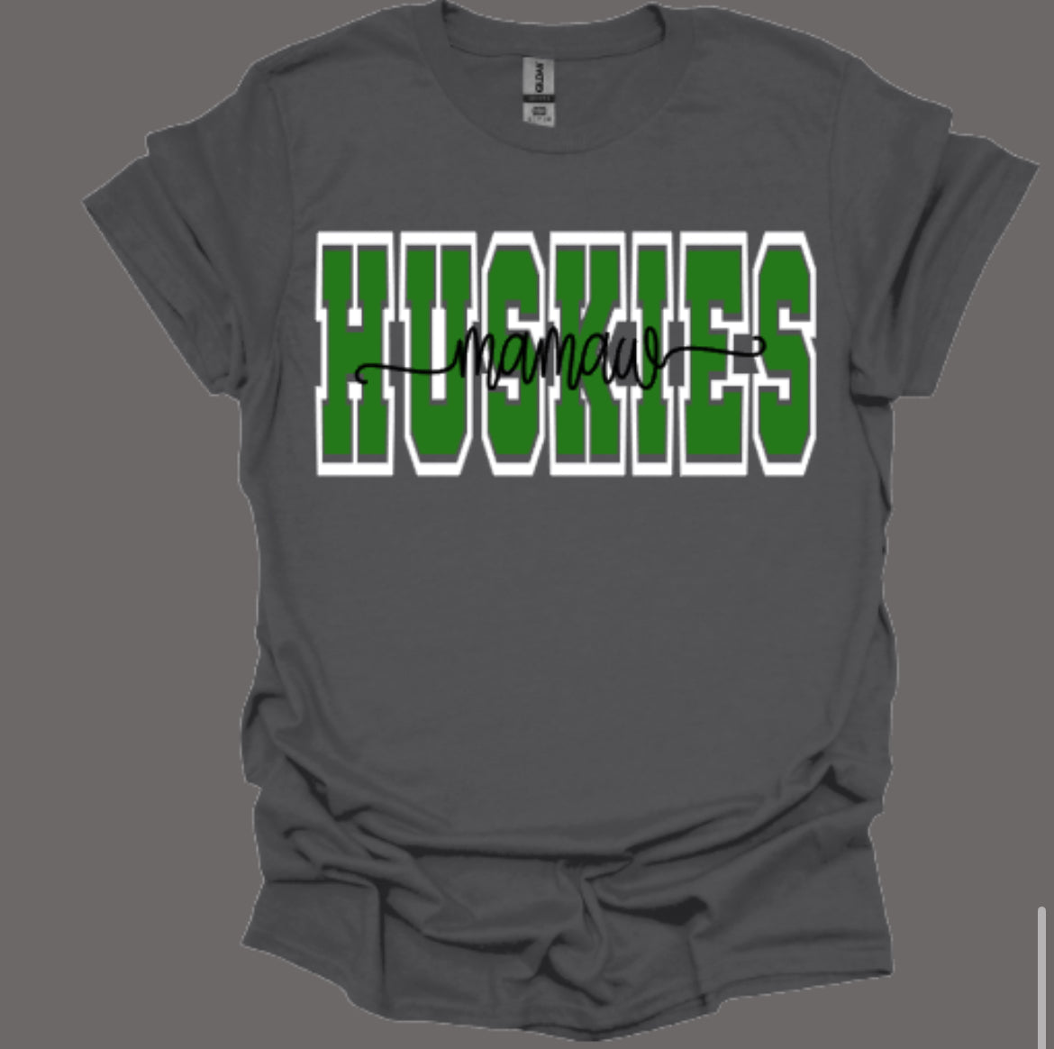 HUSKIES GRANDMA Custom Softstyle Tee