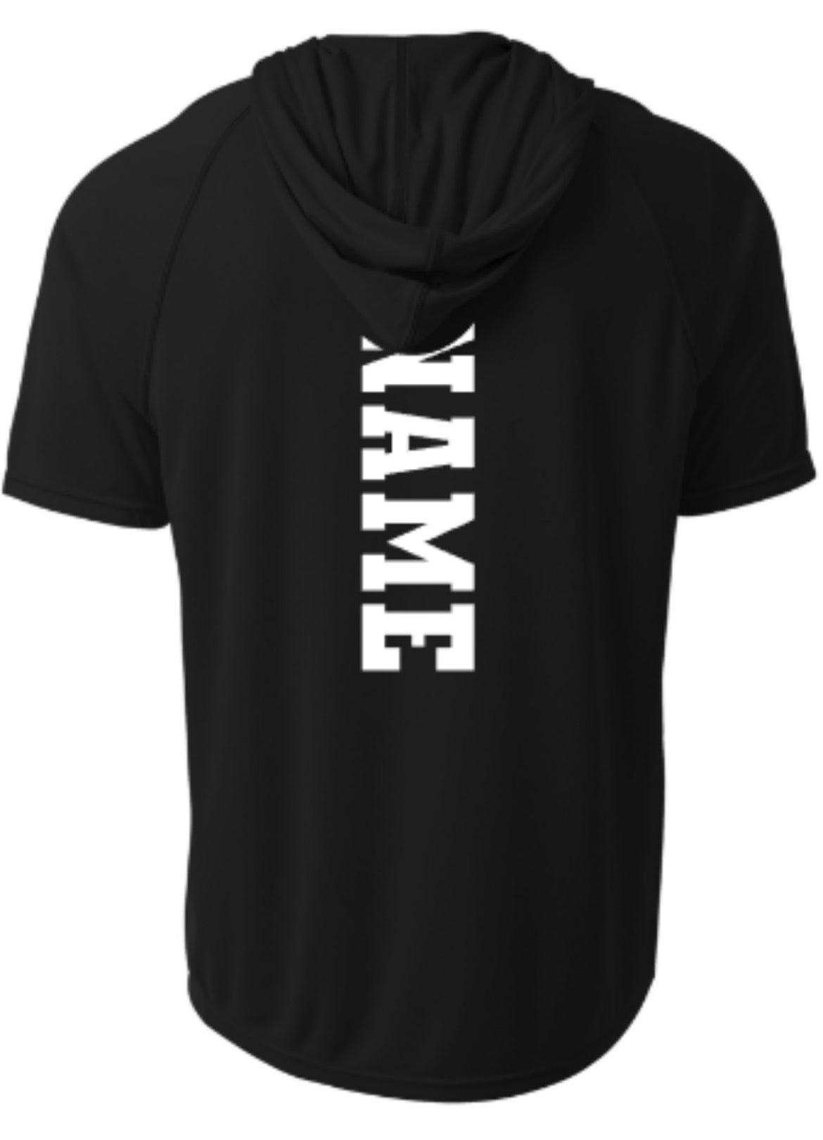 Inferno Baseball Short Sleeve Hooded Tee-YOUTH