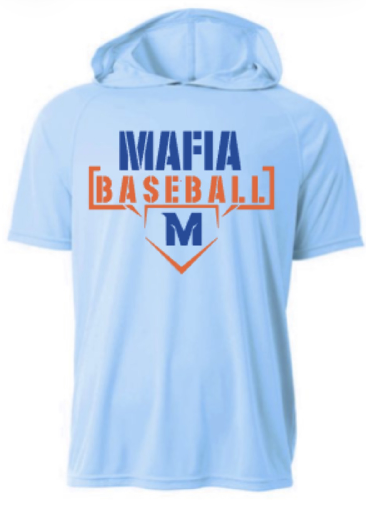 Mafia Baseball Short Sleeve Hooded Tee