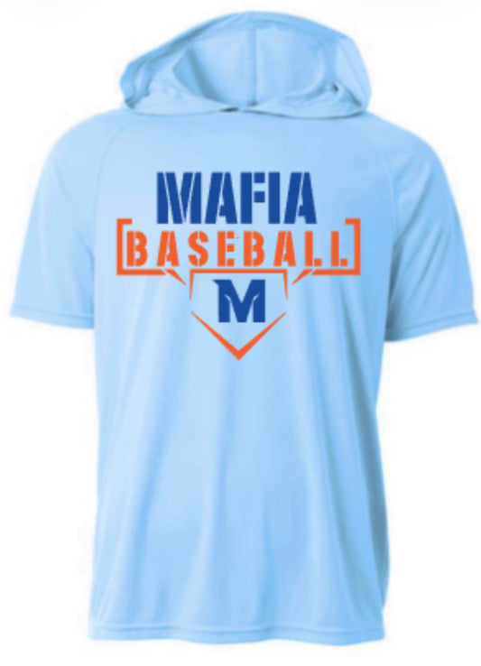 Mafia Baseball Short Sleeve Hooded Tee