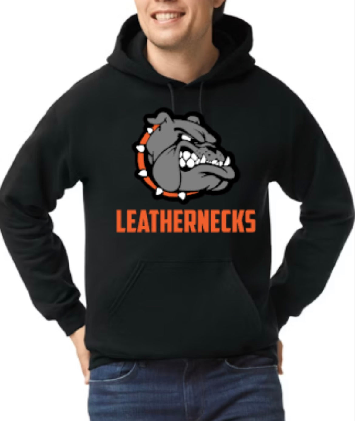 Leathernecks Logo Unisex Heavy Blend™ 50/50 Hoodie