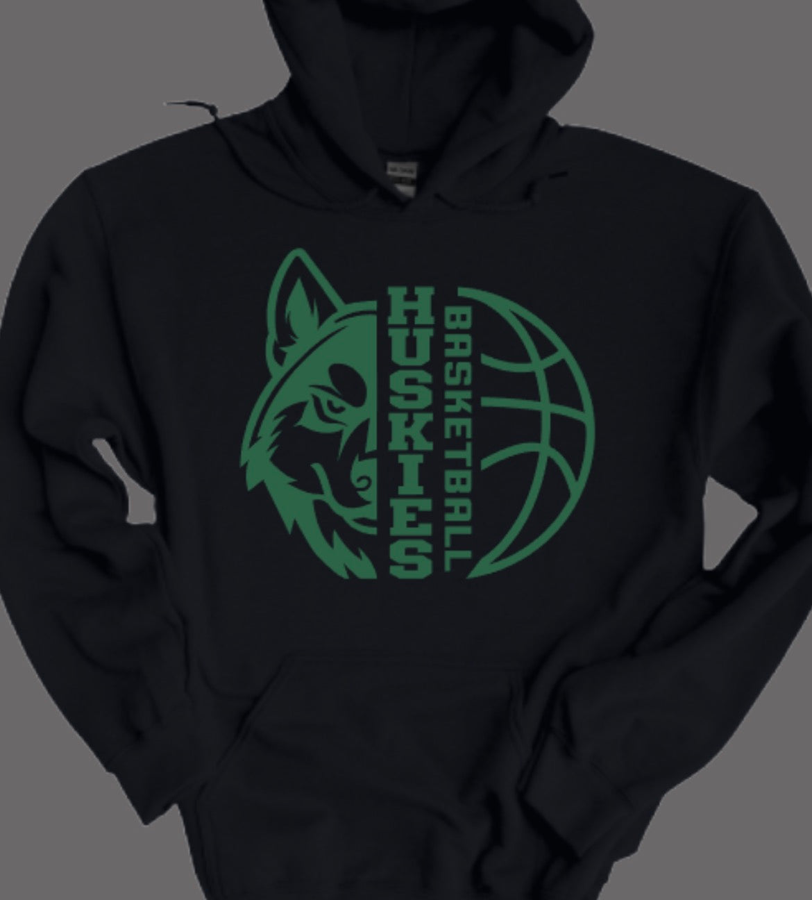 Huskies Basketball Hooded Cotton Blend Sweatshirt