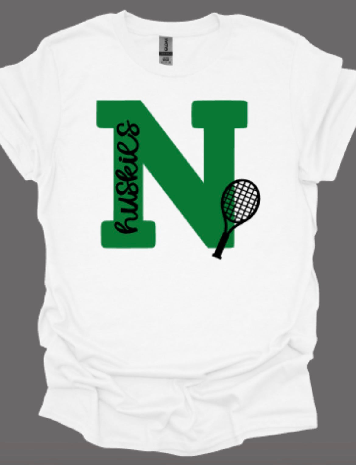 Huskies Tennis Forehand Softstyle Tee
