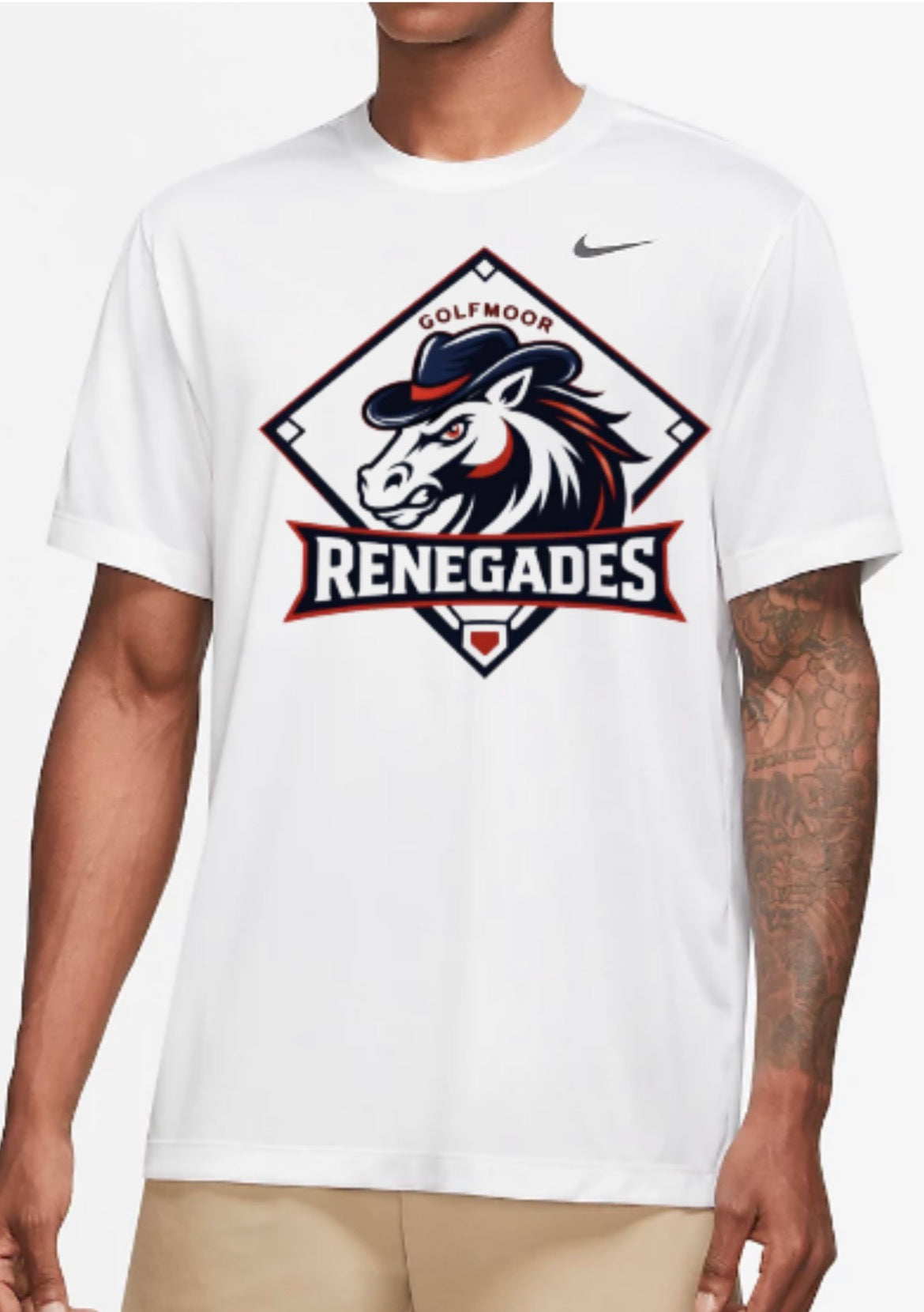 Renegades Logo Nike Men's Dri-FIT Legend Fitness T-Shirt