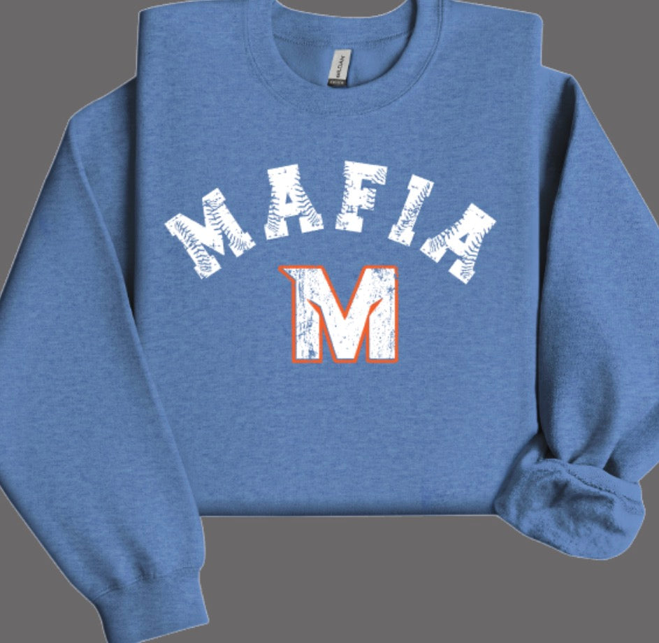 MTOWN Mafia Base Hit Crewneck Sweatshirt