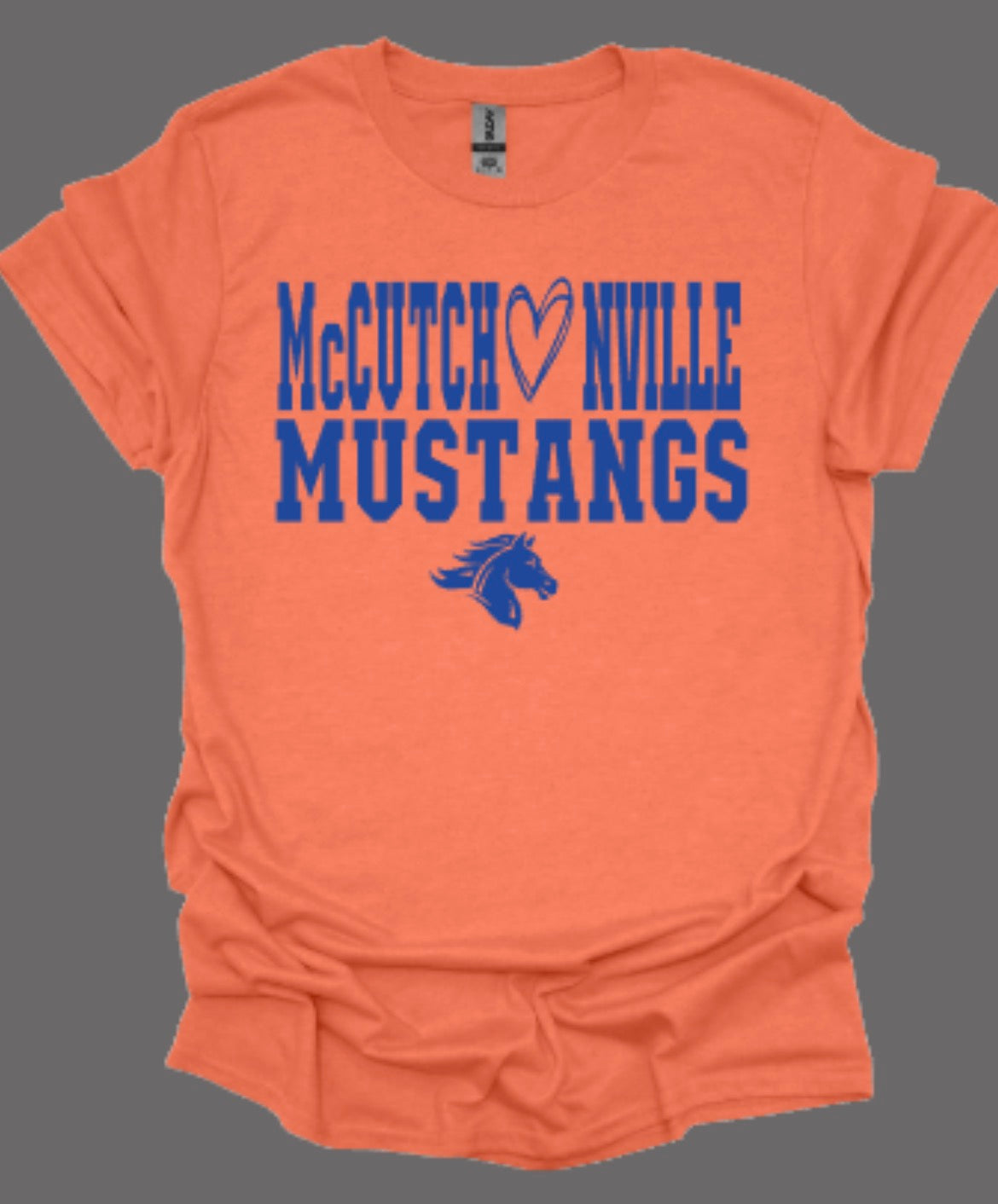 Mustangs Love Softstyle Tee