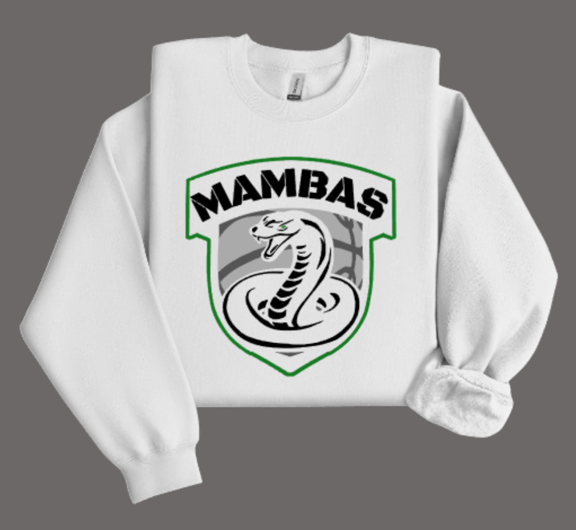 Mambas Basketball Logo Crewneck Sweatshirt