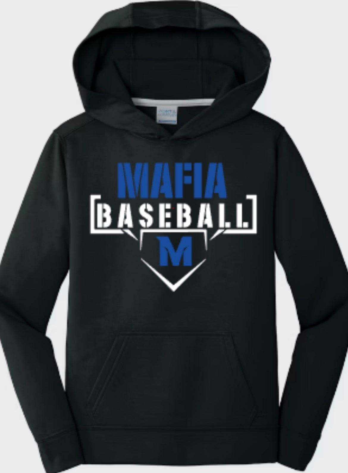 Mafia Baseball Unisex Performance Fleece Pullover Hooded Sweatshirt