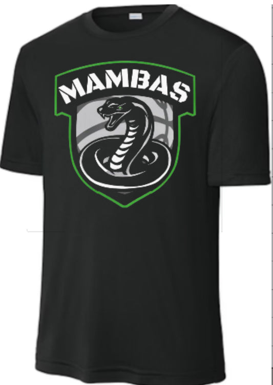 Mambas Basketball Logo Performance Tee