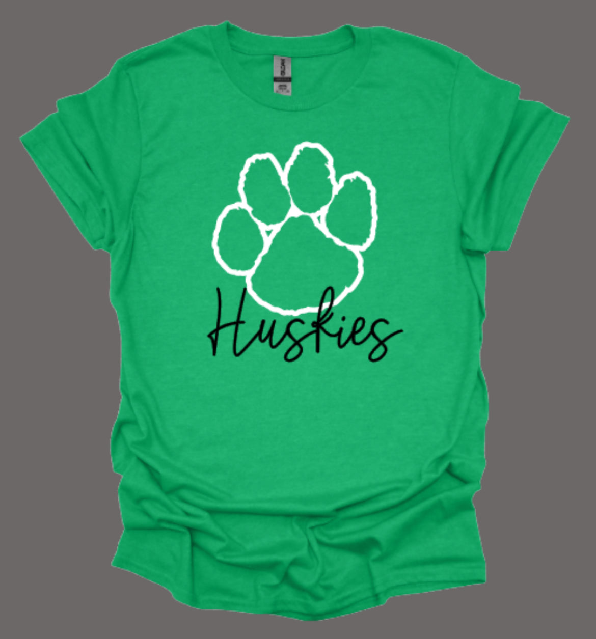 Huskies Paw Softstyle Tee
