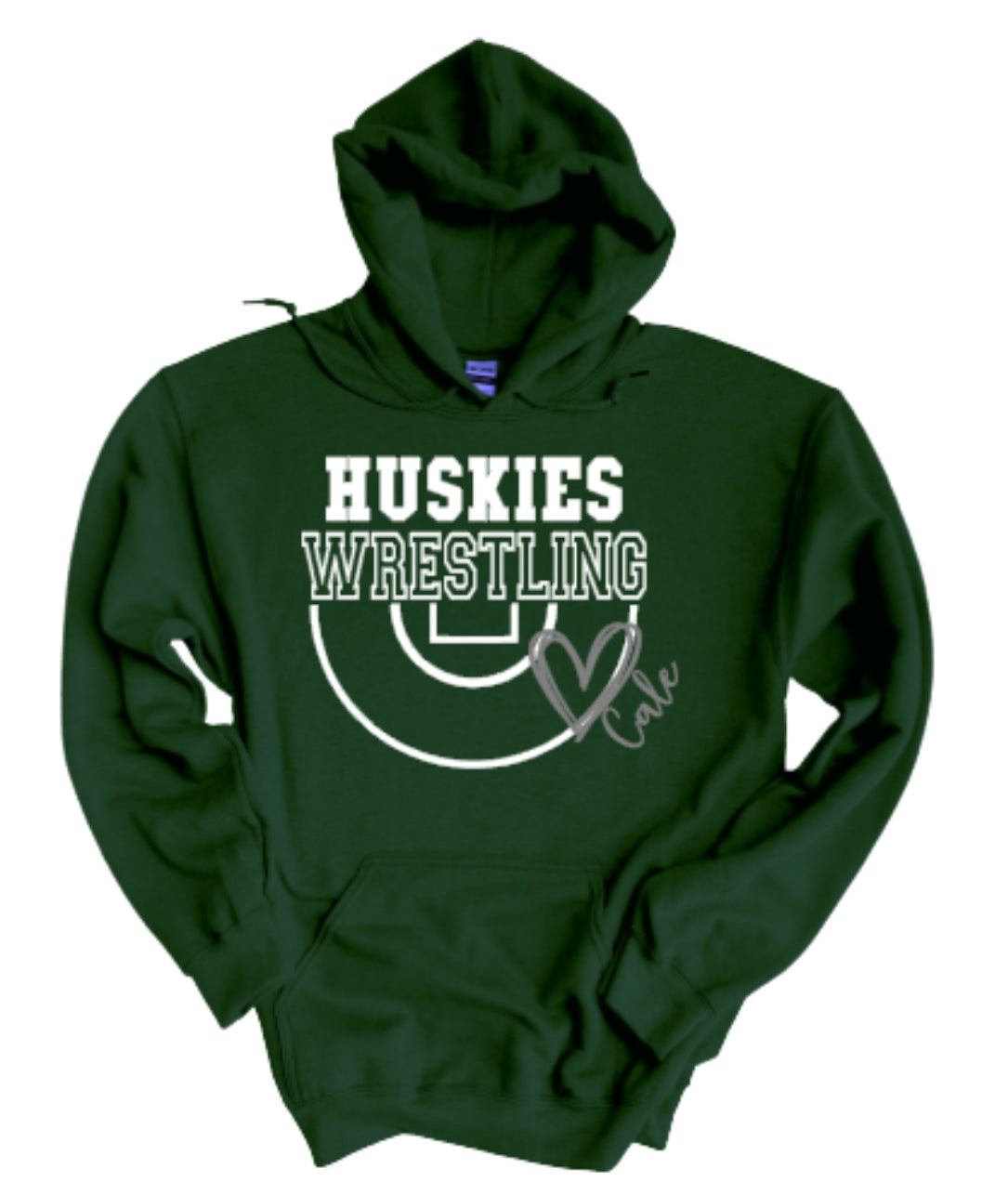 HUSKIES WRESTLING 💚 Hooded Sweatshirt