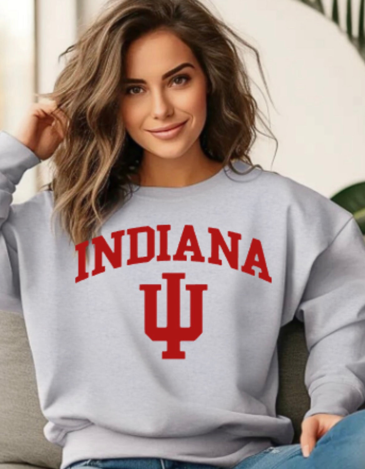 Indiana Hoosiers Victory Crewneck Sweatshirt