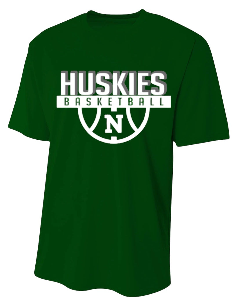 Youth Performance Tee-Huskies Basketball