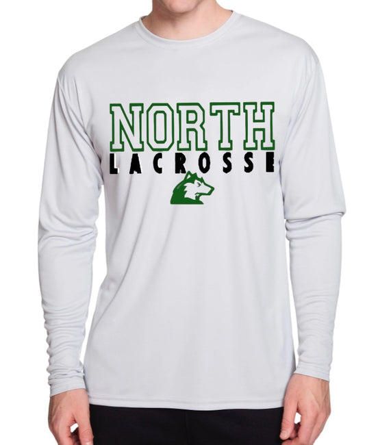 LACROSSE DEFENDER Long Sleeve Performance Tee