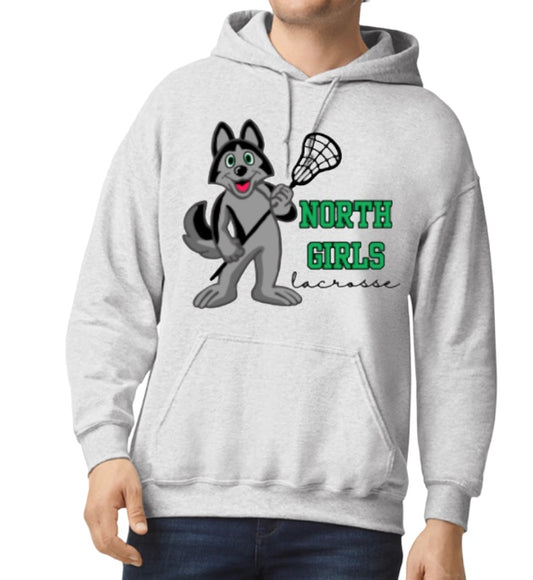 LACROSSE MASCOT Hooded Sweatshirt