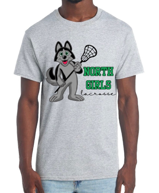 LACROSSE MASCOT Cotton Blend Tee