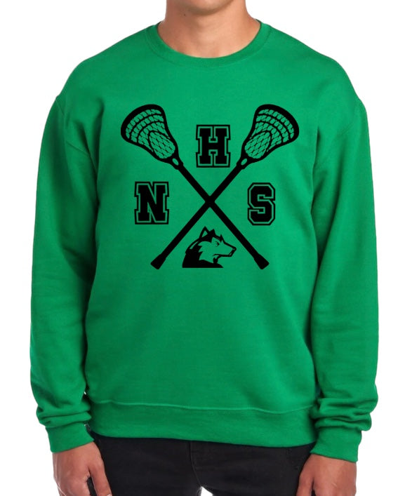 NHS LACROSSE Crewneck Sweatshirt