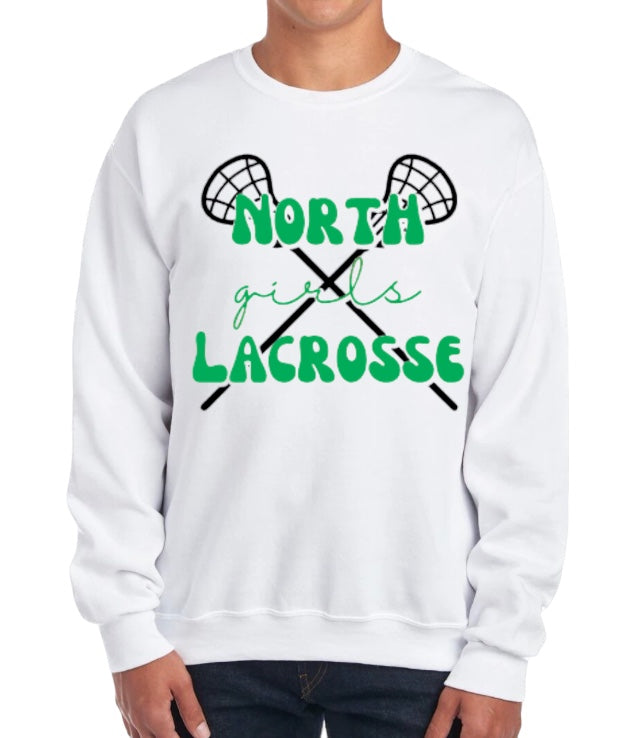 NORTH GIRLS LACROSSE Crewneck Sweatshirt