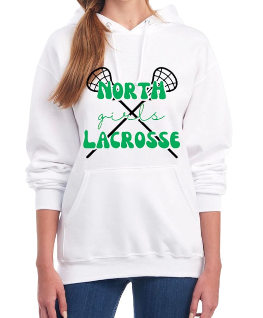 NORTH GIRLS LACROSSE Hooded Sweatshirt