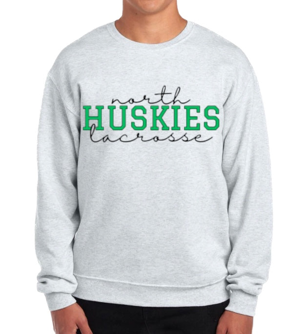 LACROSSE SCRIPT Crewneck Sweatshirt