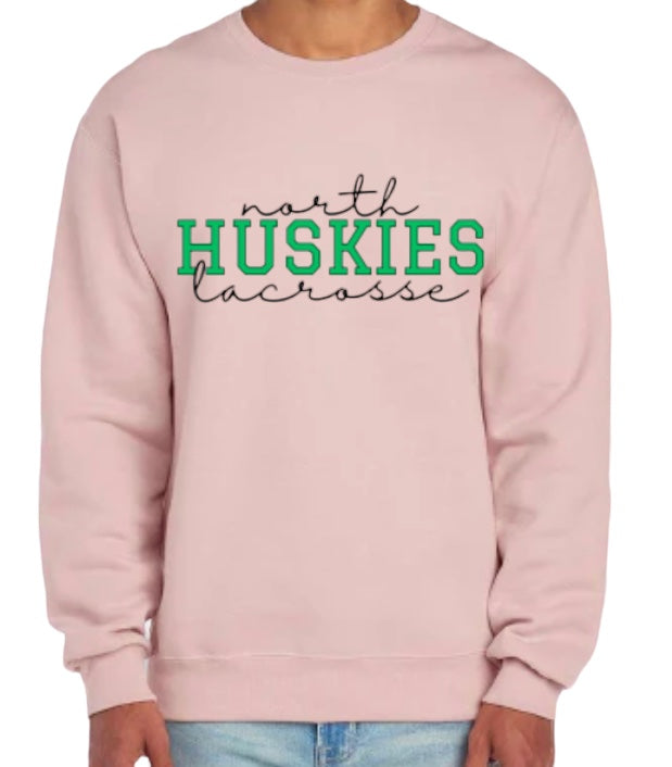 LACROSSE SCRIPT Crewneck Sweatshirt