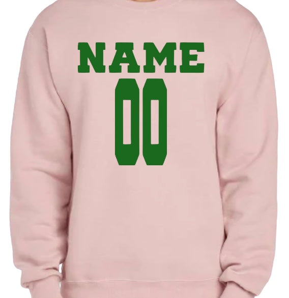 LACROSSE SCRIPT Crewneck Sweatshirt