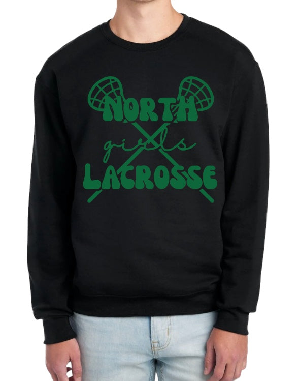 NORTH GIRLS LACROSSE Crewneck Sweatshirt