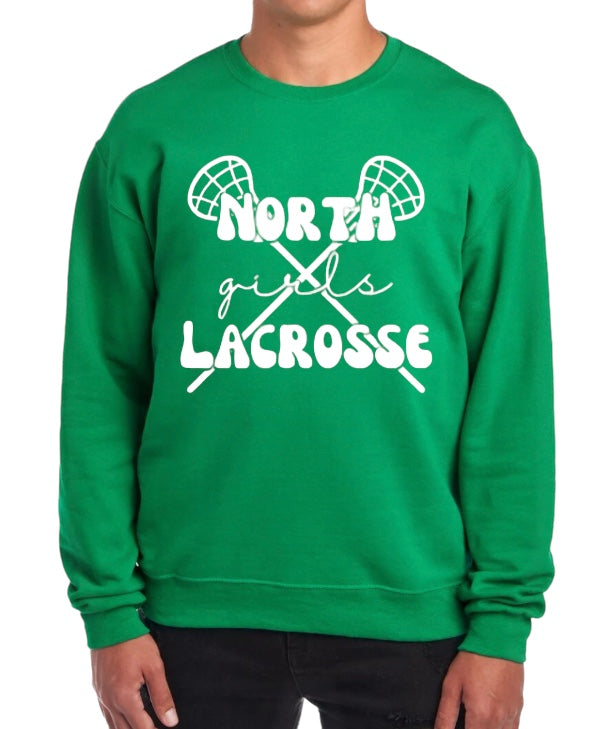 NORTH GIRLS LACROSSE Crewneck Sweatshirt