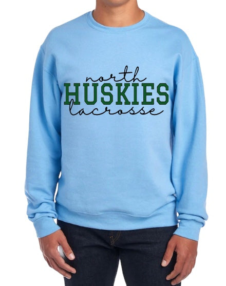 LACROSSE SCRIPT Crewneck Sweatshirt