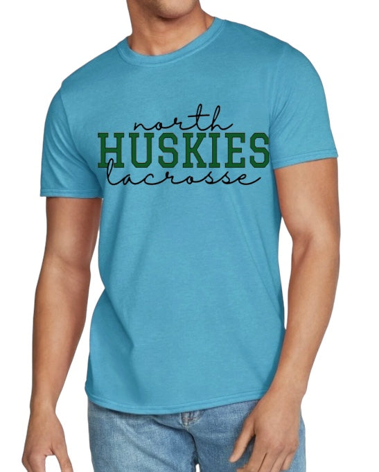 LACROSSE SCRIPT Cotton Blend Tee